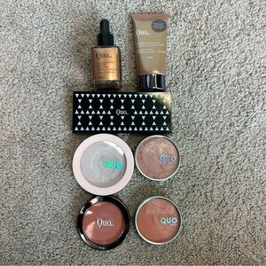 Quo makeup assorted bundle eyeshadow blush highlighter liquid illuminating drops
